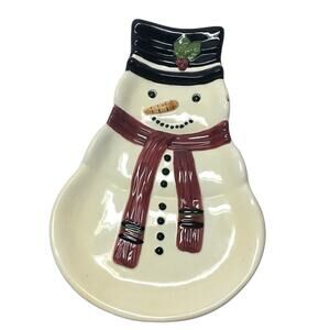 Snowman Serving Platter